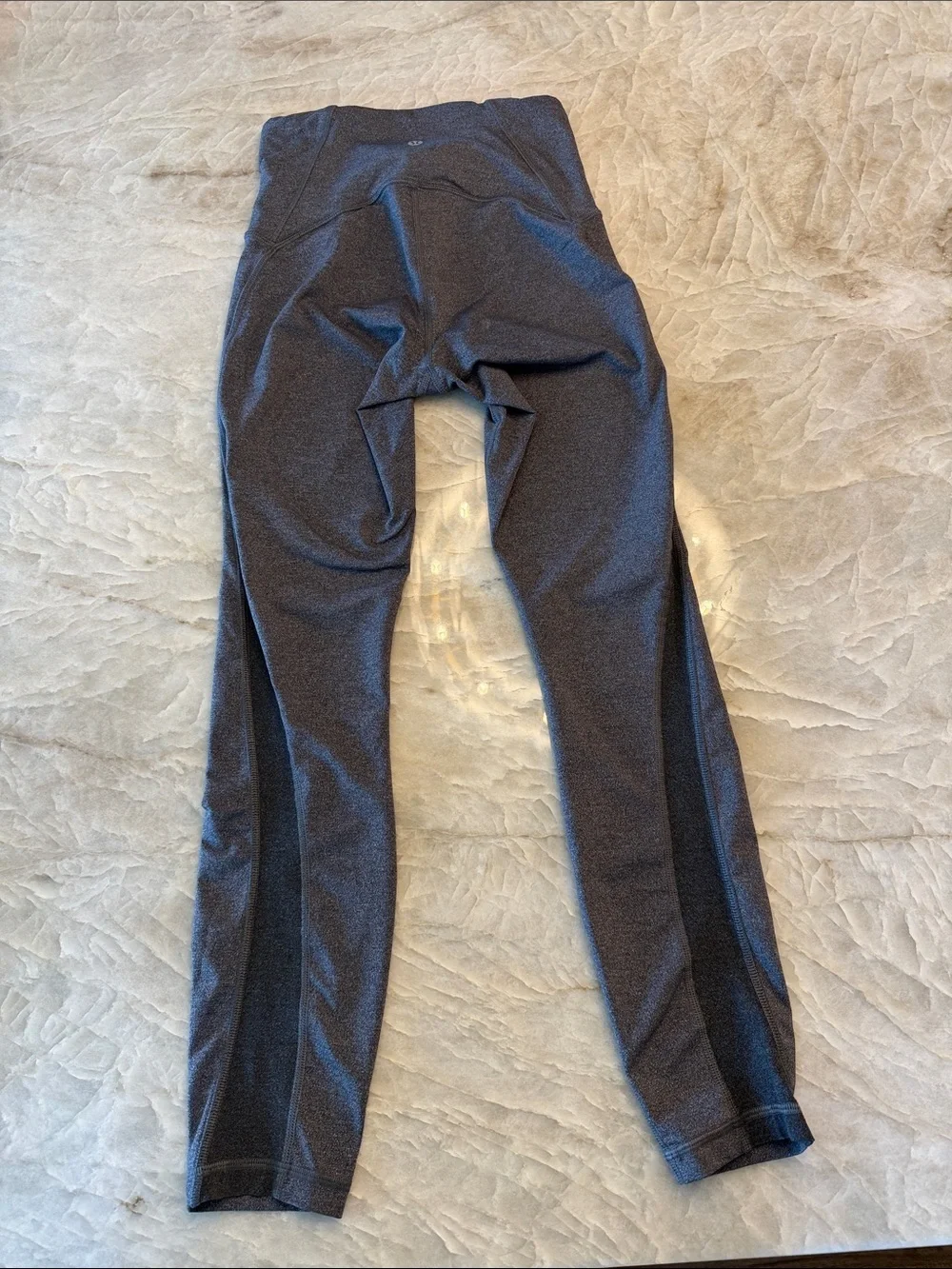 lululemon athletica Heathered Gray Performance Leggings